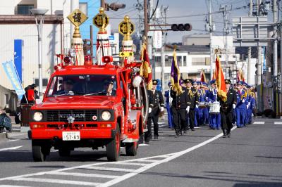 本宮市消防団消防出初式