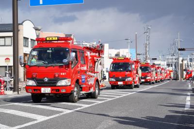 本宮市消防団消防出初式