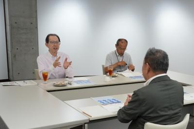 内堀知事と意見交換をする高松市長