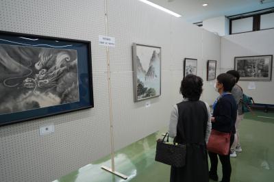 本宮雅伸会水墨画展